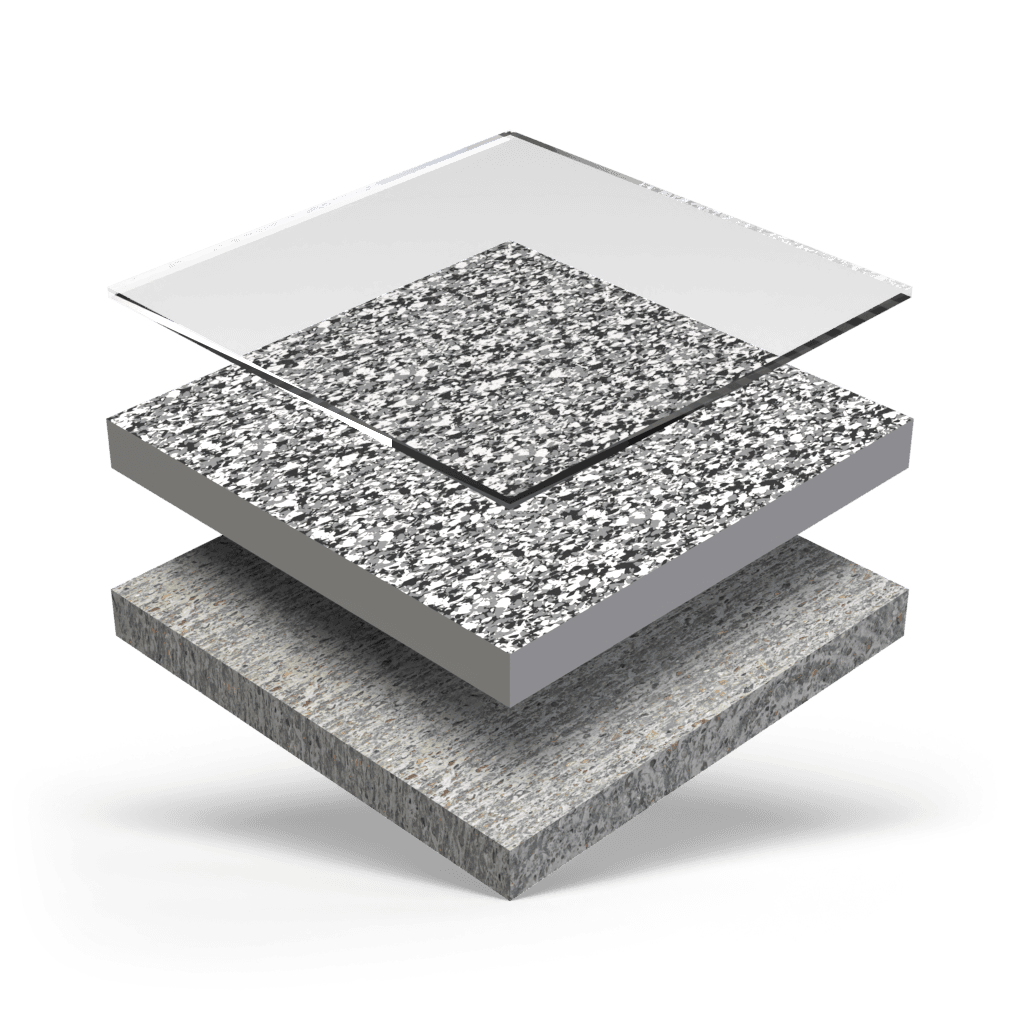 Simcrete SF-Flake — Single Broadcast Decorative Flake Urethane Mortar
