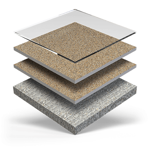 Simquartz DB — Double Broadcast Decorative Quartz